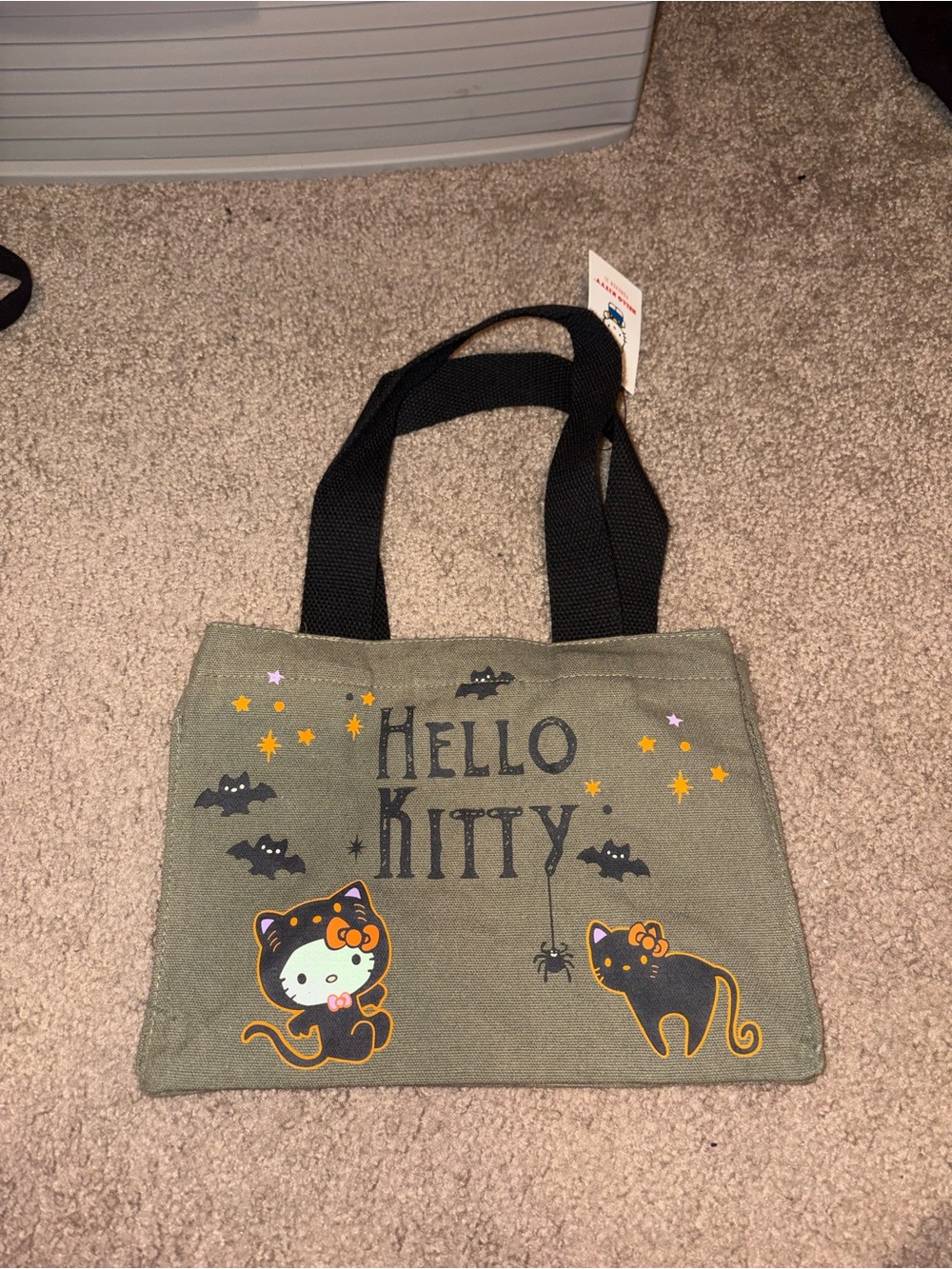 Hello Kitty Halloween tote bag